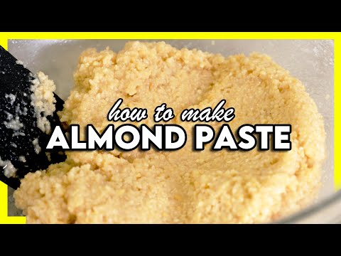 How to Make ALMOND PASTE