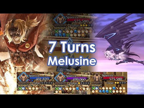 【FGO NA】7T Spartacus w/ Melusine Setup 「Super Regeneration Muscle」 Grand NeroFest 2023