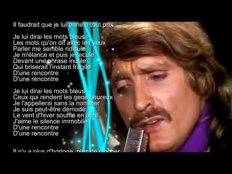 Les mots bleus (karaoke)