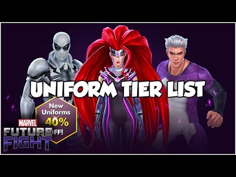 Best Uniforms Ranked (Tier List October 2018) - Marvel Future Fight