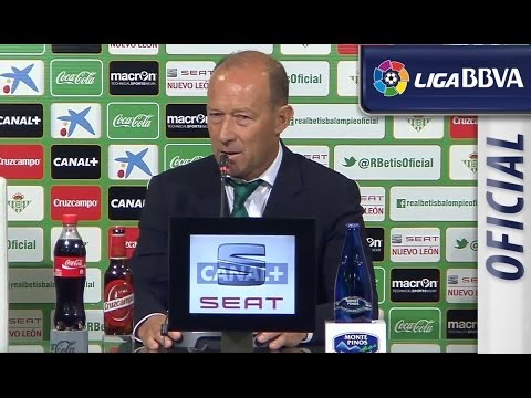 Rueda de Prensa de Calderón tras el Real Betis (0-2) Athletic Club - HD