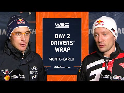 WRC 2023 ラリーモンテカルロ Day2ハイライト動画