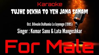 Download lagu Karaoke Tujhe Dekha To Ye Jana Sanam ( For Male ) - Kumar Sanu & Lata Mangeshkar Ost. Dilwale Dulhan mp3