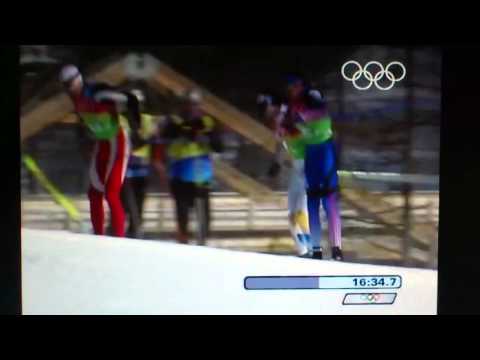 Os i Turin 2006 - Björn Lind visar vilket land som är bäst när det väl gäller !