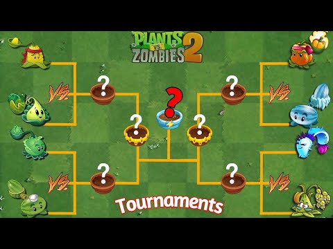 PVZ 2 - Mod Tournament! Every PULT Plants Max Level - Who Will Win?