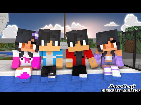 APHMAU FAMILY W/ KIDS | POIPOI DANCE MEME | CHICKEN WINGS MEME | SHUFFLE DANCE - Minecraft Animation