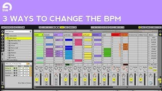 Ableton Live Tutorial: How to Adjust the BPM in Your DJ Mix