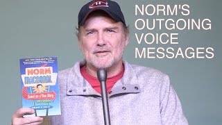 Norm Macdonald records outgoing voicemail messages for fans | “Based on a True Story” Video