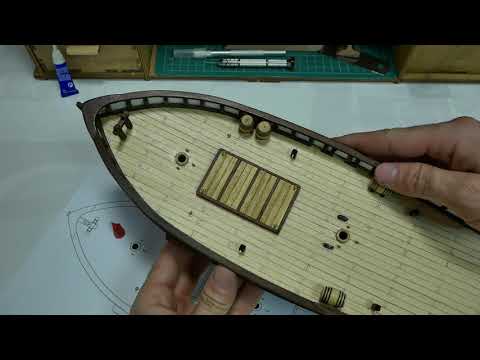 CUBIERTA 50- Como colocar la escotilla y bomba de achique en la cubierta. POLARIS - Modelismo Naval