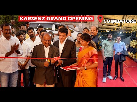 KARSENZ GRAND OPENING !!😍 Biggest Premium Car Service Centre in Coimbatore 😮