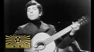 Pop-up Video: Leonard Cohen performs &#39;The Stranger Song&#39; first TV music appearance | From the Vaults