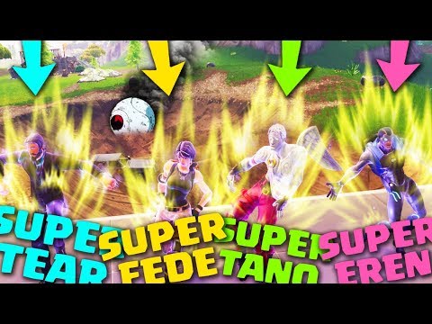 CI DIVIDIAMO! SUPER SAIYAN CHALLENGE - Fortnite Battle Royale ITA w/ Tear Tano Federic