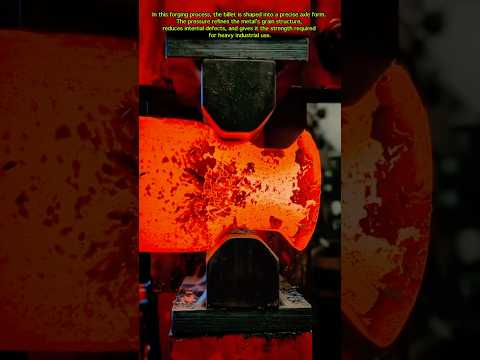 4,000-Ton Press vs Red-Hot Steel #satisfying #work #products