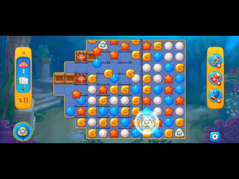 Fishdom Atlantis Cup Stage 21 (with ingame boosters) @choraelmin