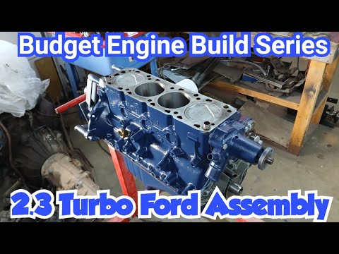 Marketplace Budget 2.3 Turbo Ford Engine Build-ep3 Shortblock Assembly #ford