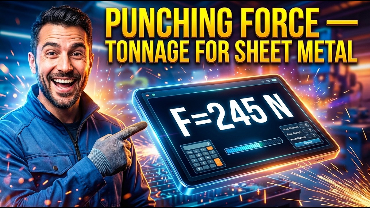 Punching Force Calculator — Tonnage for Sheet Metal