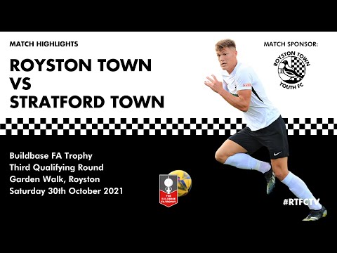 CROWS PROGRESS IN FA TROPHY - ROYSTON TOWN vs STRATFORD TOWN - HIGHLIGHTS