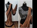 DESIGNER RUFFLE SAREE Saree Lover Saree Vlog Saree Fashion Saree Lover Hot Sarees