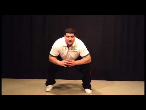 How to  Get Into a Proper Three-Point Stance