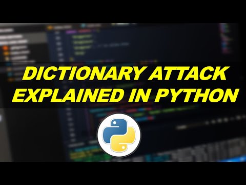 Dictionary Attack Explained In Python Ak