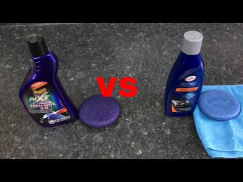Meguiar's NXT Tech Wax 2.0 VERSUS Turtle Wax ICE Liquid Wax!! Off The Charts GLOSS? Or NOT?