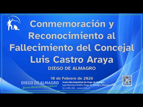 Conmemoración y Reconocimiento a Luis Castro Araya (Q.E.P.D.) - IMDA