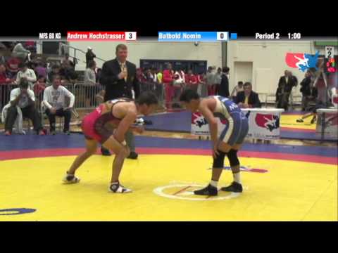 60 KG Consolation R3 - Andrew Hochstrasser TMWC vs Batbold Nomin MGL