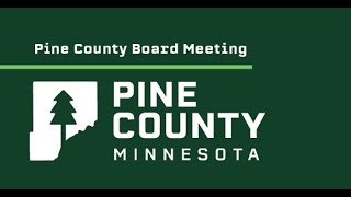 Pine County Board Meeting - Nov 4th, 2025