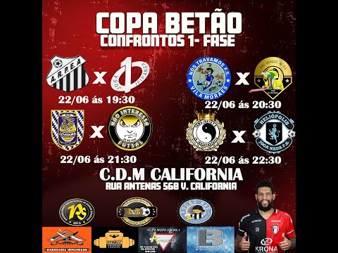 FUTSAL AO VIVO | A.R.P.E.A. x JOGA 10  | 1ª RODADA DA COPA BETÃO 2022