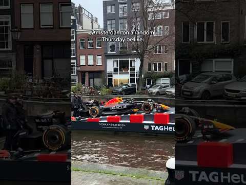 Amsterdam in a random day be like🏎️😱 #shortsfeed #f1 #formula1