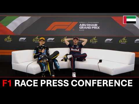 F1 Post Race Press Conference | Abu Dhabi GP 2025!