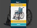 wheelchair - a special chair with wheels... video thumbnail