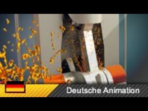 Engine lubrication / forced circulation lubrication / wet sump (animation)