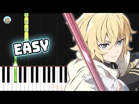 Owari no Seraph OP 2 - "Two souls -toward the truth-" - EASY Piano Tutorial & Sheet Music