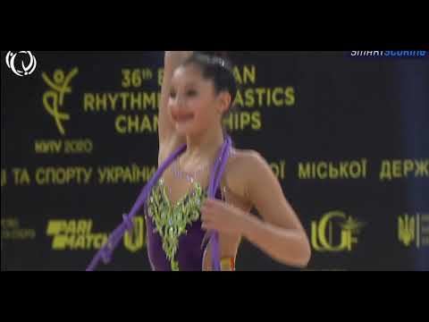 Carla Amoros (AND) Junior Rope QF European RGCH Kyiv2020