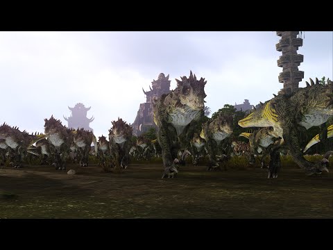 Awakening - Dark Elves vs Lizardmen - Cinematic Battle - Total War Warhammer 3