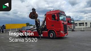 شاحنة ذات الخطاف Scania S520 6X2 HIAB J1250Z93 Crane + 21tons Multilift Full Air Retarde | صورة 4 - Autoline