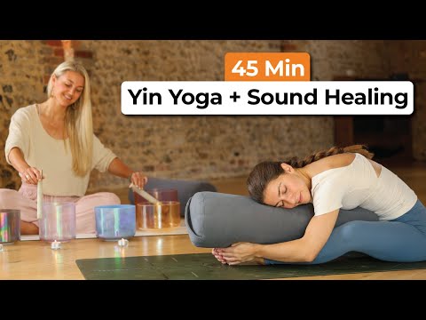 45 Min Yin Yoga Sound Healing For Total Relaxation & Deep Rest