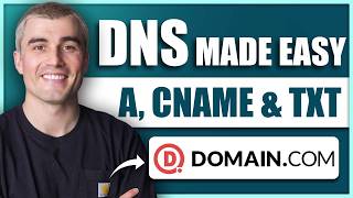 How to Add DNS Records using Domain.com (A, CNAME, TXT Explained) | Full Beginner Tutorial