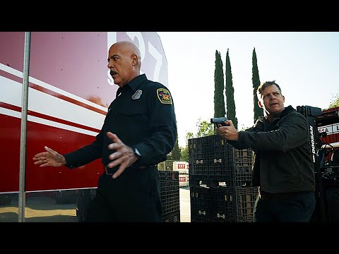 Hauser Surrenders To Firefighter Hunter - S.W.A.T. 4x07