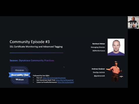 Dynatrace Tips & Tricks – Episode #3 with Reinhard Weber