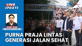 Semarak Jalan Sehat Purna Praja Lintas Generasi APDN, STPDN, dan IPDA Gubernur Sulteng Ikut Hadir