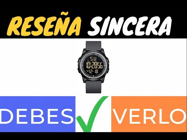 Vídeo relacionado con GOLDEN HOUR Relojes Digitales Impermeables Deportivos Ultrafinos para Hombre con Pantalla Gran Angular Correa de Caucho Reloj de Pulsera para Hombre Mujer