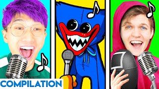 LANKYBOX MUSIC SING ALONG COMPILATION!   (ALL SONGS!) *SQUID GAME SONG CHICKEN WING SONG & MORE*