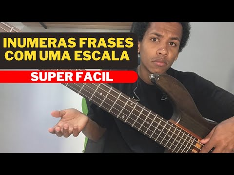 Transformando a escala menor em inumeras frases no baixo (passo a passo)
