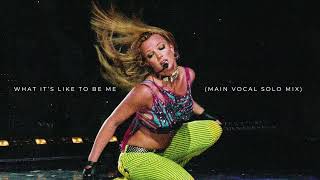 Britney Spears - What It's Like To Be Me (Main Vocal Solo mix) (No Justin Timberlake)