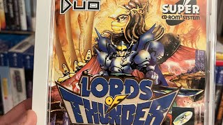 Lords Of Thunder Turbo Grafx CD gameplay. PC Engine CD / Super CDrom. Better than Mega CD?