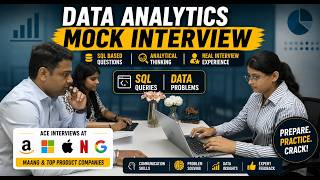 Data Analytics Mock Interview 2026 | SQL Interview Questions & Answers for Freshers.