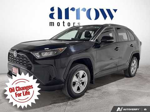 2019 Toyota RAV4 AWD LE in Black for sale at Arrow Motors in Aylmer, ON