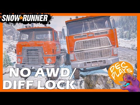Exploring White Valley (No AWD/Diff Lock) - Snowrunner - LIVE